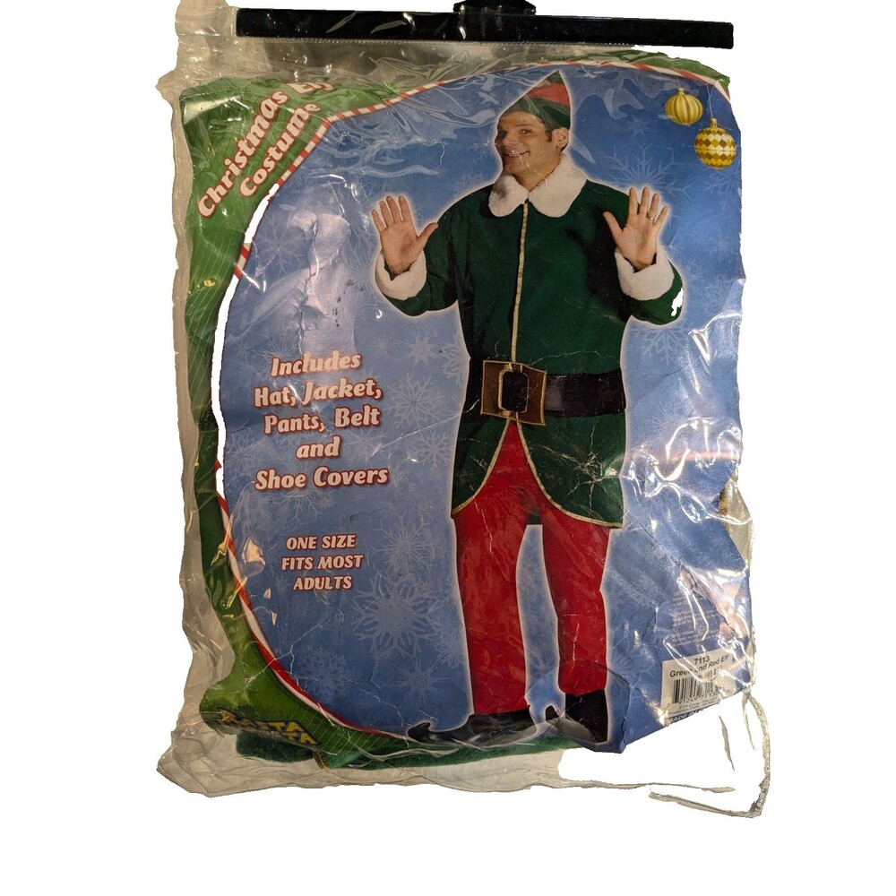 Rasta Imposta brand Christmas Elf Costume 7113 Green and Red Elf 2015